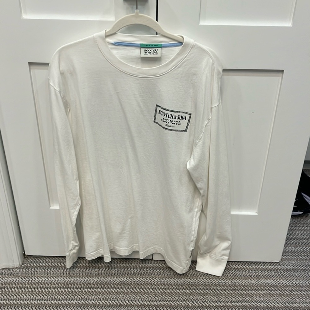 Scotch and soda long sleeve LARGE